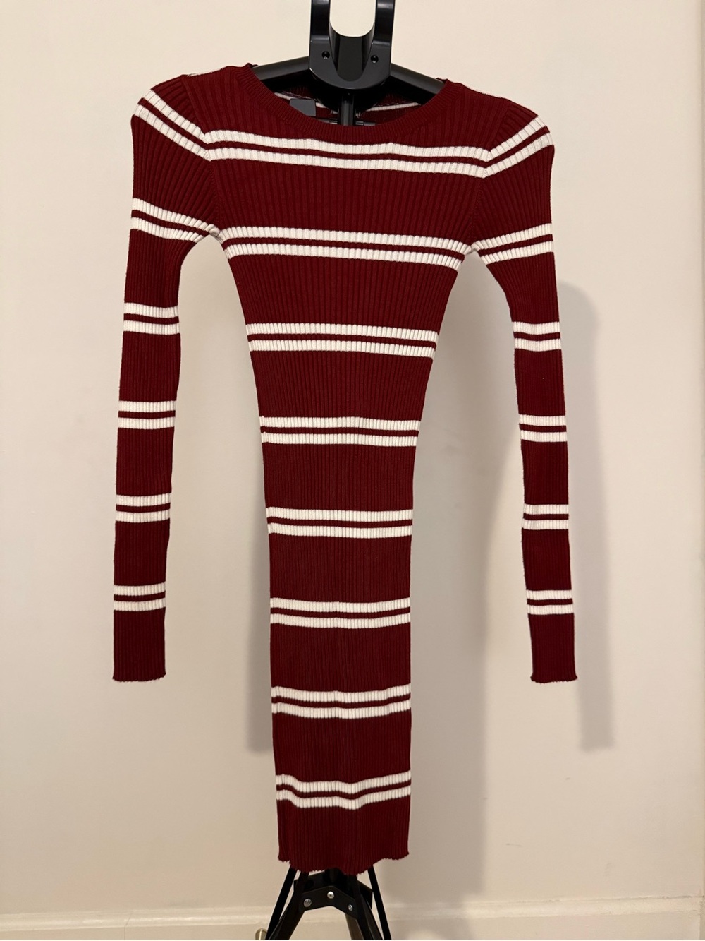Garage Knit Long Sleeve Bodycon Sweater Dress